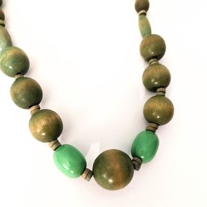 📿Wooden Beaded Necklace